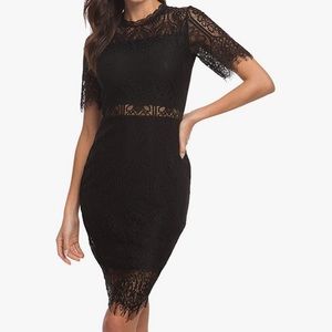 Black lace dress size 12